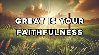 Great Is Your Faithfulness  Prayer Song  Healing Music  Trust God [upl. by Sherlocke]