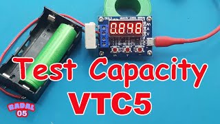 18650┃ Test capacity Lithium 18650 Sony VTC5 Zhiyu ZB2L3 Modul [upl. by Hsiri]