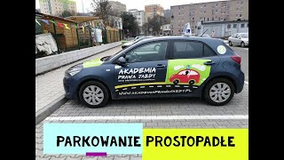 Parkowanie prostopadłe  egzamin kat B [upl. by Ahsienaj]