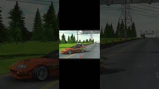 Supra vs Police😱  Car Parking Multiplayer shorts ytshorts [upl. by Gnah577]