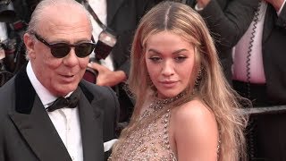 Fawaz Gruosi and Rita Ora on the red carpet for the 70th Anniversary of the Cannes Film Festival [upl. by Leanna]