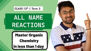 All Name Reactions  Organic Chemistry  One Shot  Term 2  Class 12 [upl. by Githens964]