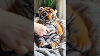 Adorable baby tiger moments 🐯💕 babytiger tiger wildlife cute adorable bigcat animal [upl. by Edwyna]