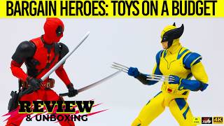 ZD Toys Deadpool Wolverine Review amp Unboxing  Deadpool amp Wolverine Action Figures  110th scale [upl. by Brita147]