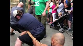 Lion beat three men WWE in a tugofwar 2018 [upl. by Akemet]