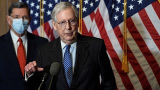 Senate Majority Leader publicly blames Trump for inciting Capitol riots [upl. by Annahpos]