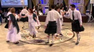 2015 Budapest Burns Supper  Scottish country dancing Part 2 [upl. by Ramgad432]