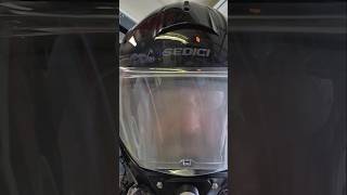 LifeHack Defogging full face helmet by 12v car vacuum and 3D printed adapter [upl. by Dannon716]