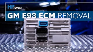 How to Remove Your GM E93 ECM  HP Tuners [upl. by Derina]