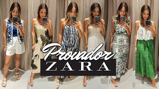 Provador Zara  Muita novidade Looks de Verão Vestido Alfaiataria [upl. by Simpkins]