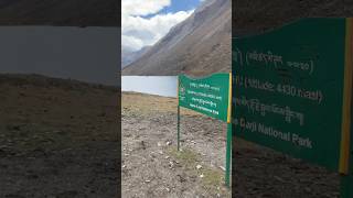 Tshophu twin lake at 4430 meters above sea level Paro Bhutan shorts lake bhutan [upl. by Ayanat]