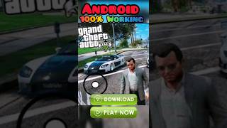 Play Gta 5 On mobile 😉😎  gta 5 mobile download  shorts [upl. by Ecyob626]