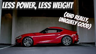 2021 Toyota Supra 20 Review 200 Pounds Lighter than Supra 30 amp More Fun [upl. by Thirza]