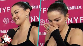 Selena Gomez Reacts To OSCAR Buzz For Emilia Pérez Im Shaking [upl. by Spanjian]