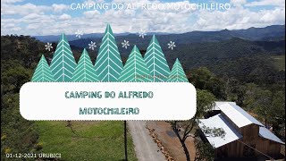 EXCLUSIVO CAMPING DO ALFREDO MOTOCHILEIRO VISTA DE DRONE [upl. by Euqitsym]