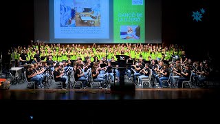 100 escolares de La Nucía y Benimantell junto la Unió Musical protagonizaron “L’Escola Canta 2023” [upl. by Llerol]