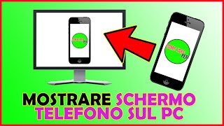 Come MOSTRARE lo SCHERMO DEL TELEFONO SUL PC 📲💻 [upl. by Inaluahek277]