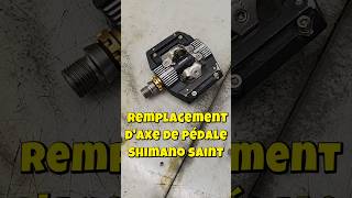 Remplacement daxe de pédale Shimano Saint qui montre des signes dusure axe pedale shimano [upl. by Airres]