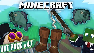 Minecraft Hat Pack  Boot Fishing 47 [upl. by Cirdek]