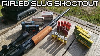 12 Gauge Rifled Slug Shootout Accuracy Test Brenneke Winchester Federal Remington [upl. by Whang]