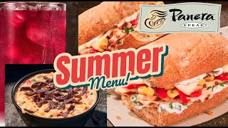 New Panera Bread Summer Menu Items [upl. by Bernadene628]