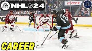 NHL 24 Be a Pro Career Mode Part 1  A STAR IS BORN [upl. by Granese832]