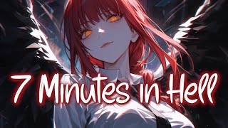 「Nightcore」 7 Minutes in Hell  Chrissy Costanza ft VOILÀ ♡ Lyrics [upl. by Llenyar329]