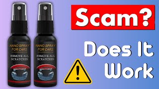 Nurafix Nano Car Spray Review  Does it Work Or A Scam [upl. by Carlos]