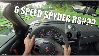 Boxster Spyder Review Porsche distilled manual perfection Better than a Spyder RS [upl. by Cand82]