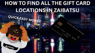 How to find all the gift cards in Zaibatsu Part 1 [upl. by Sweatt519]