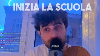 INIZIA LA SCUOLA MA NON PREOCCUPARTI IO E UN VERO TEMPORALE TI RASSICURIAMO  ASMR [upl. by Etnud95]