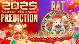 2025 Chinese Zodiac Rat Horoscope Prediction [upl. by Hsiekal]