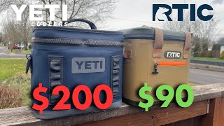 YETI vs RTIC Soft Cooler  Which is best for YOU ICE TEST [upl. by Anihtyc716]