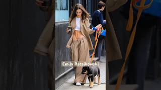 Emily Ratajkowski  Blazers shorts fallfashion suitfashion [upl. by Durham]