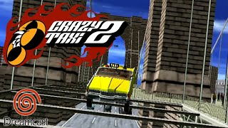 Crazy Taxi 2 Gameplay SEGA Dreamcast [upl. by Ellirpa25]