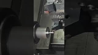 👉External turning😁 withcnc 🔥machine carbide🥵 inserts shortvideo ❣️viralvideo pleasesubscribe🙏 [upl. by Ayatal]