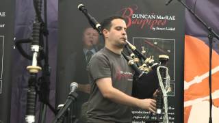 Piping Live 2015  Finlay Johnstone playing his new Duncan MacRae Pipes [upl. by Norved874]