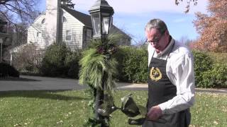 Decorating with David  How to Decorate a Lamp Post [upl. by Jojo841]