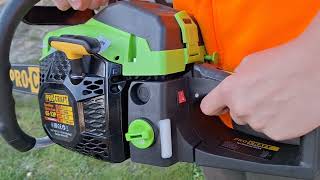 Gasoline Chainsaw Procraft GS52P Year 2024 chainsaw [upl. by Tchao]