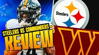 HUGE Mistake by Rookie Ends Comeback Hopes  Commanders vs Steelers Week 10 NFL Review  PFF [upl. by Fairleigh608]