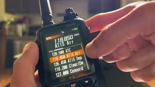 Yaesu FTA850L Assigning a Frequency to Memory Group’s Scan List [upl. by Enair]