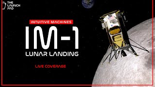 LIVE NASA IM1 Lunar Landing [upl. by Annahpos]