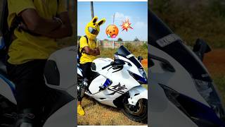 Hayabusa 🥵💥🚀……bunnyhelmet superbikes bikelover [upl. by Nehcterg]