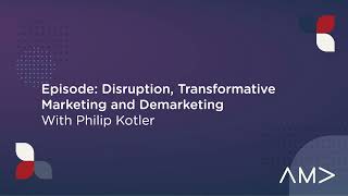 Disruption Transformative Marketing and Demarketing [upl. by Trawets703]