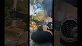 MF Doom’s ‘Crosshairs’ Acoustic Cover on Taylor Guitar 🎸🔥 shorts guitar acoustic [upl. by Atalya]