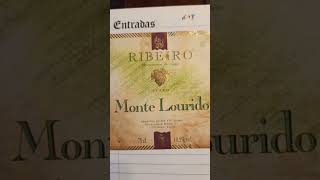 L4 Monte Lourido blanco etiqueta 672  DO Ribeiro Orense 241297 vinos etiquetas [upl. by Hayotal]