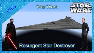 Star Wars ResurgentClass Star Destroyer Finalizer in Minecraft  Tutorial [upl. by Enutrof]