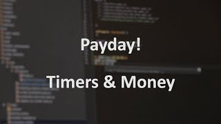 MTA Scripting Money amp Timers [upl. by Yesnik]