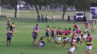 Hamilton u19 2023 vs Brackenfell High School first XV first half [upl. by Nadabus]