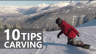 10 Tips for Snowboard Carving Turns [upl. by Sumer]